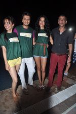 Sarah Jane Dias, Ritesh Deshmukh, Neha Sharma at the Pool party with starcast of Kyaa Super Kool Hain Hum in Sea Princess, Juhu, Mumbai on 9th April 2012 (27).JPG